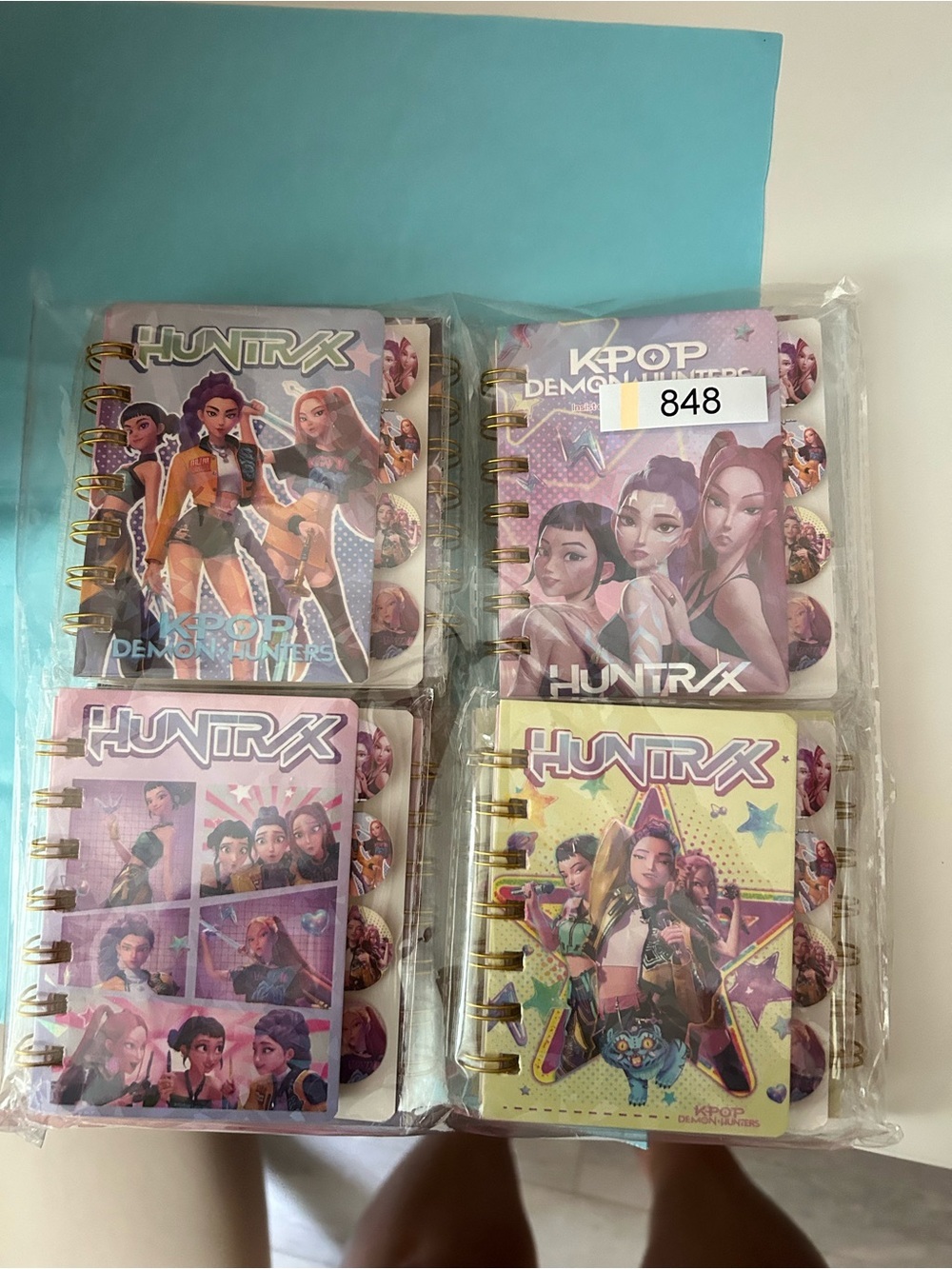 HUNTRX K-Pop Demolishers Mini Spiral Notebooks - set of 12